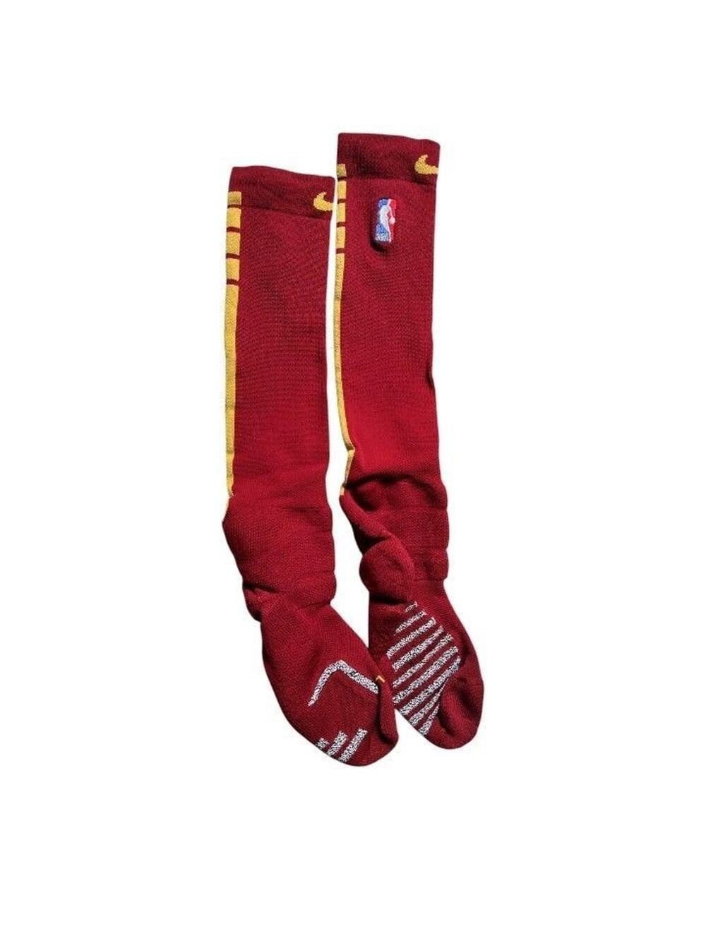 LOT OF 10 Nike NBA Authentic Elite Knee Highs Socks, XL, Dry-fit, Wine/Gold